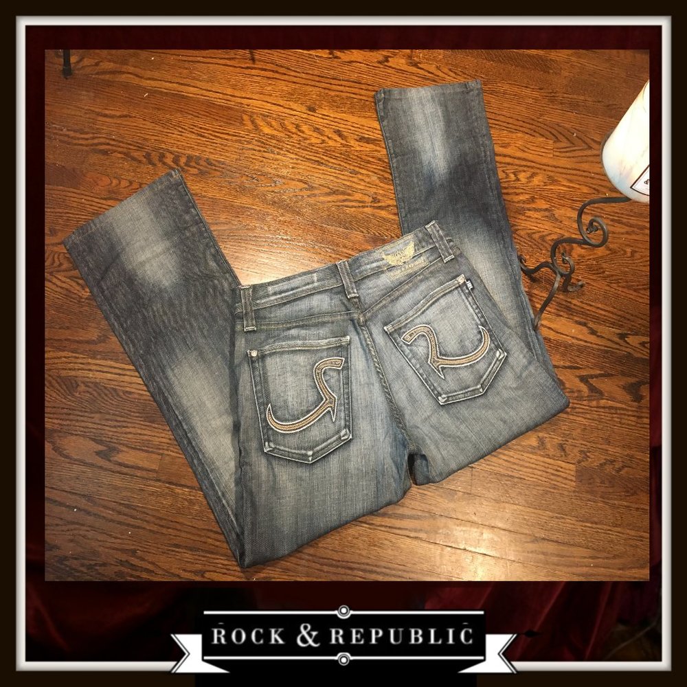 Rock & Republic Distressed Jeans
